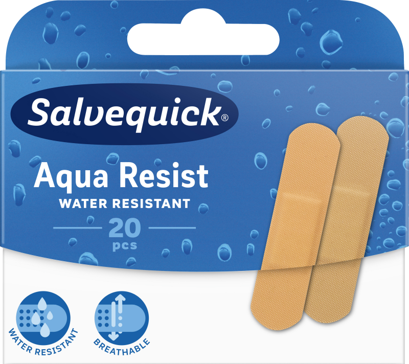 Salvequick Aqua Resist Medium plåster 20 st