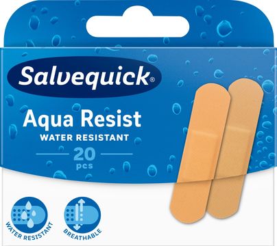 Salvequick Aqua Resist Medium plåster 20 st