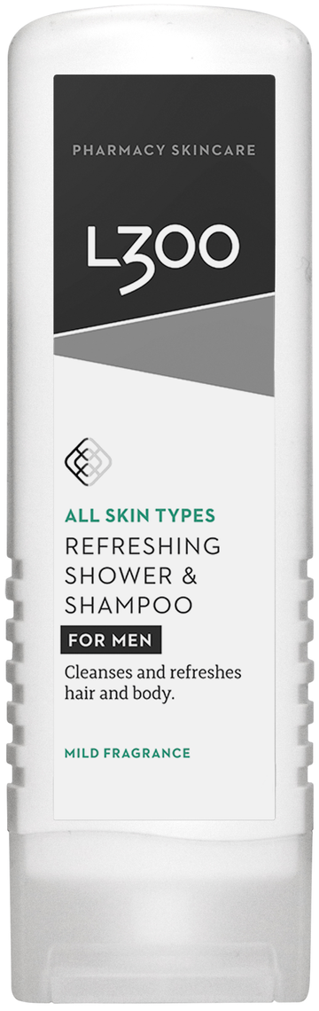 L300 for Men refreshing shower & shampoo