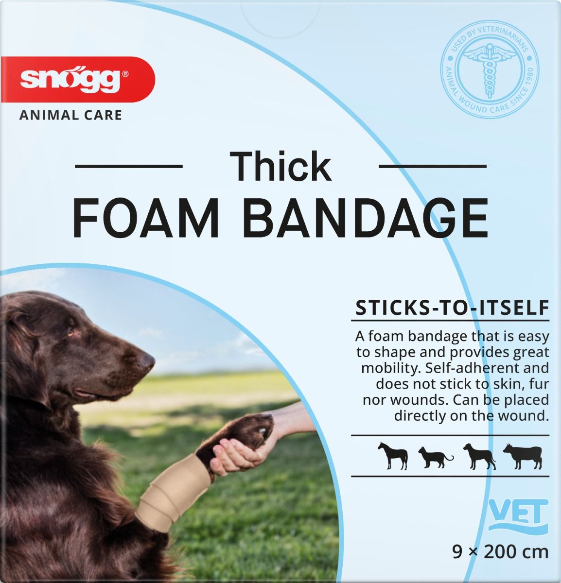 Orkla Care AB Snögg Foam Bandage Thick 9 x 2 m