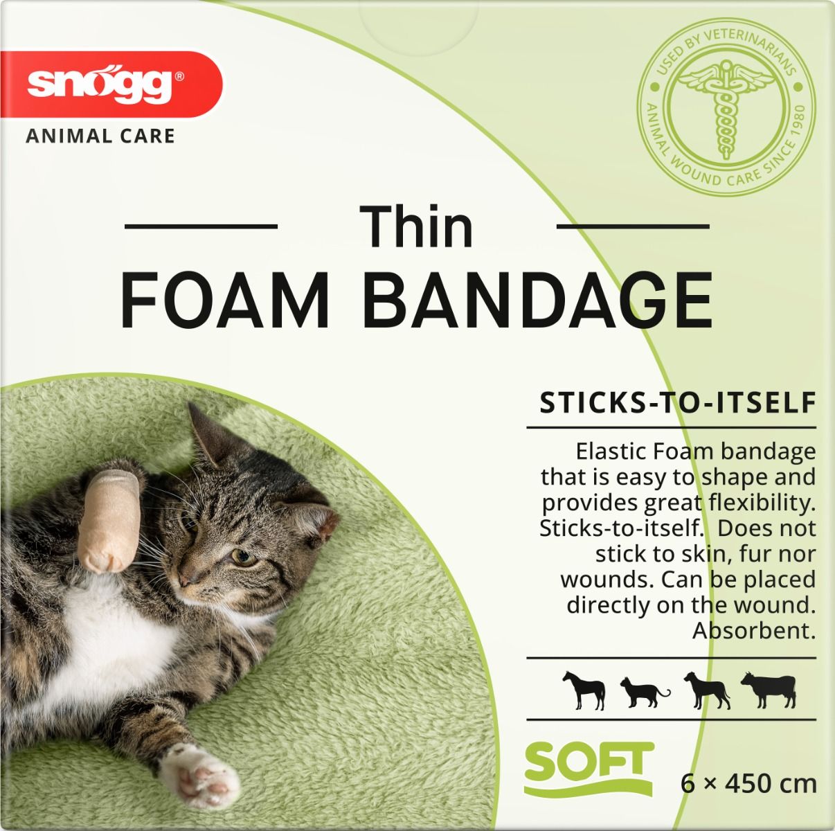 Orkla Care AB Snögg Foam Bandage Thin 6 x 4,5 m