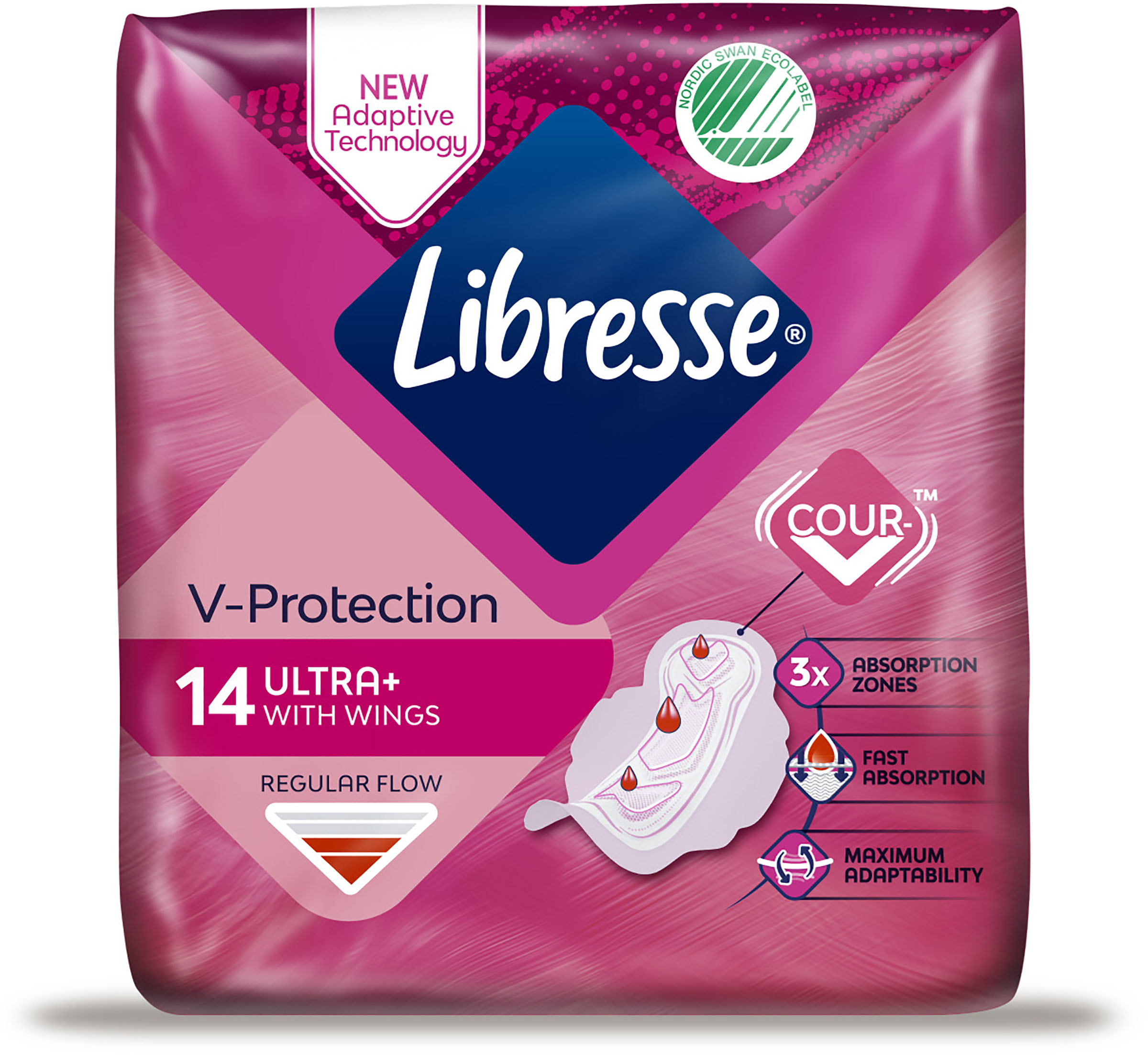 Essity Hygiene and Health AB Libresse Ultra Normal Wing 14 st