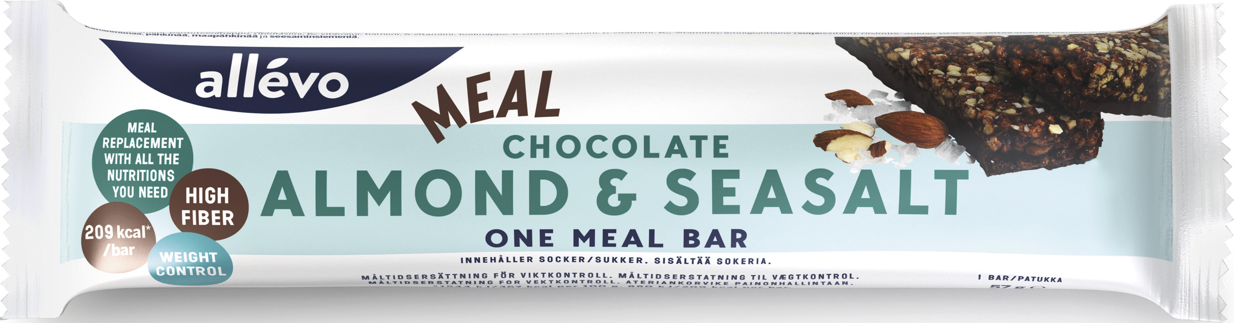 Allévo One Meal Choc Almond & Seasalt 58 g