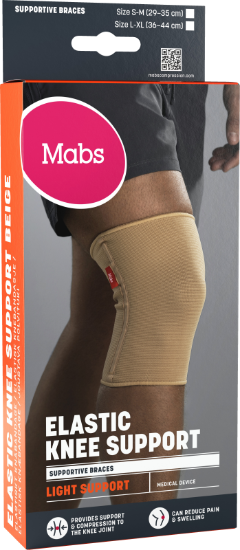 Mabs Elastiskt Knäbandage Beige L/XL 1st