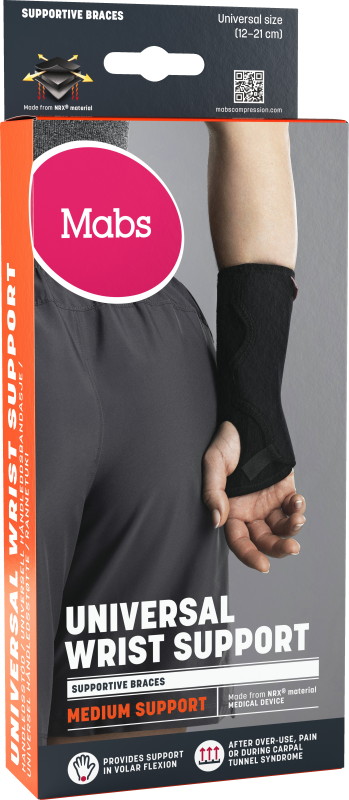Mabs Handledsst&ouml;d Svart Universal 1st