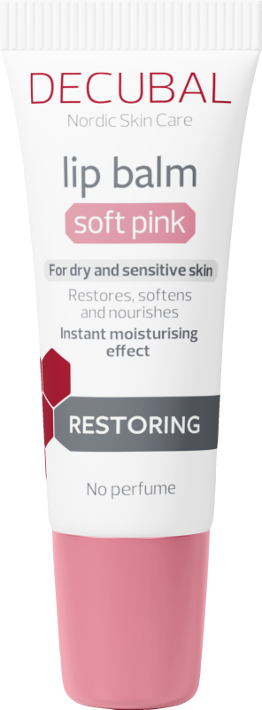 DECUBAL RESTORING LIP BALM SOFT PINK 10ML NC