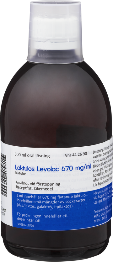Laktulos Levolac, oral lösning 670 mg/ml