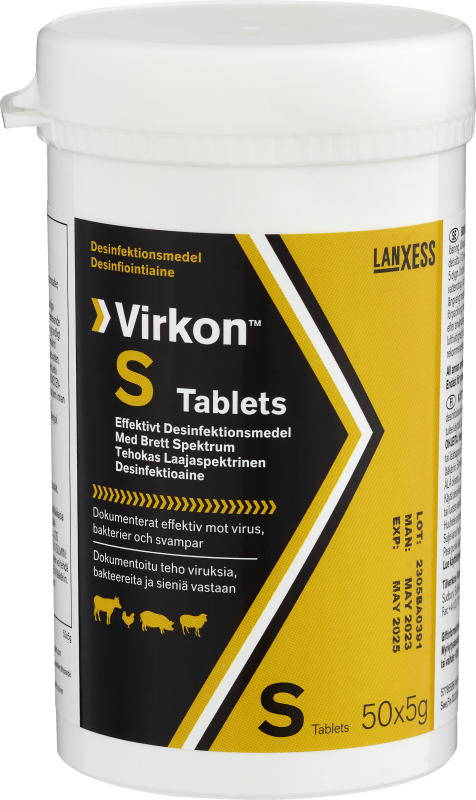 Virkon S tabletter, desinfektion 50 st