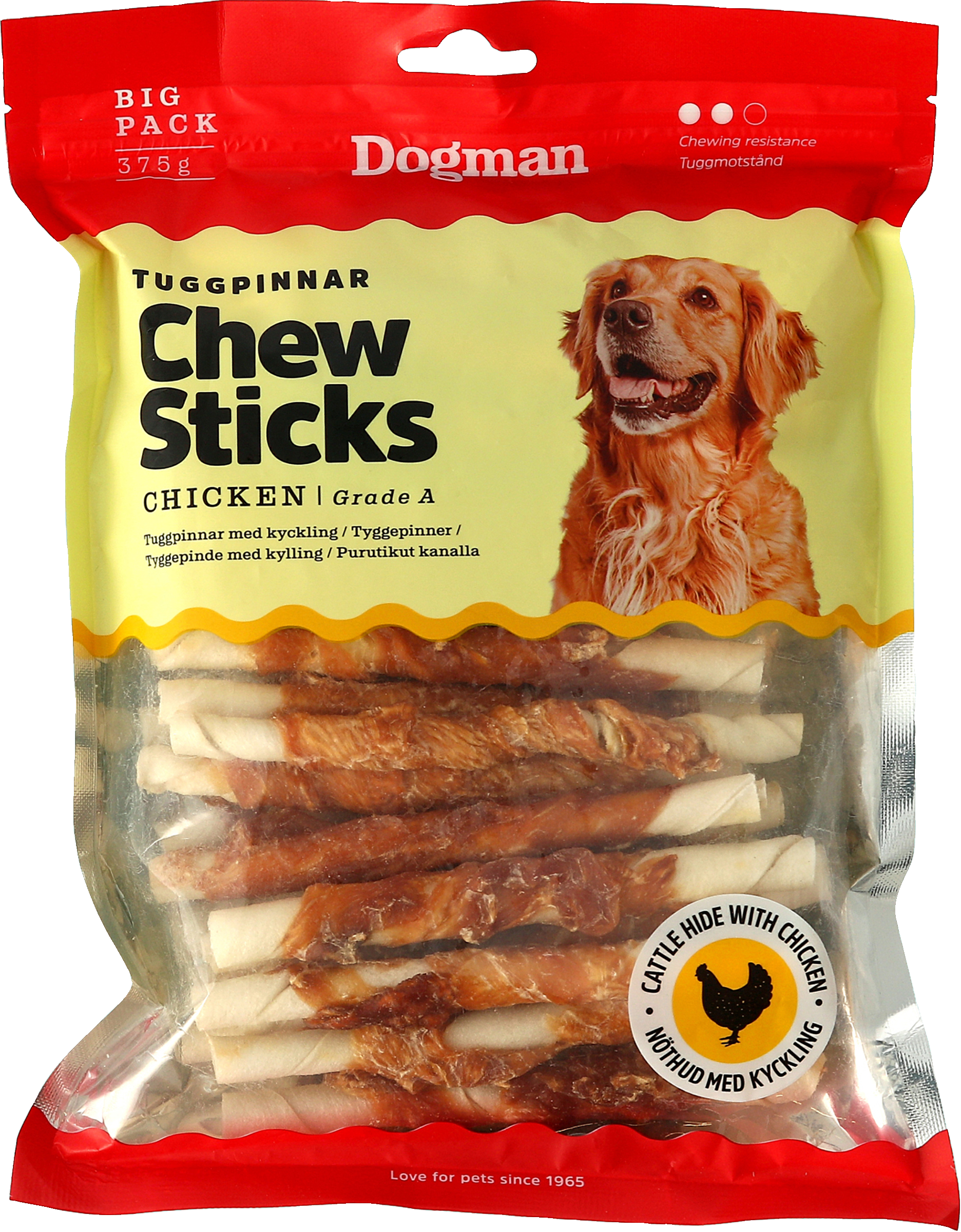 Dogman Tuggpinnar med Kyckling Big Pack