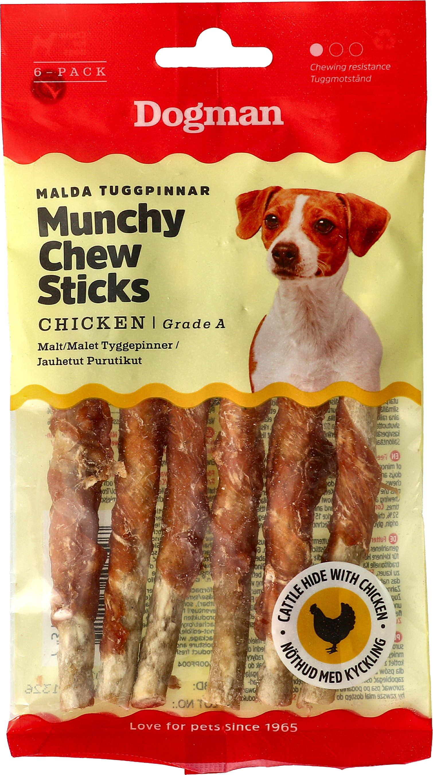 Dogman Tuggpinnar Malda med Kyckling 12,5cm