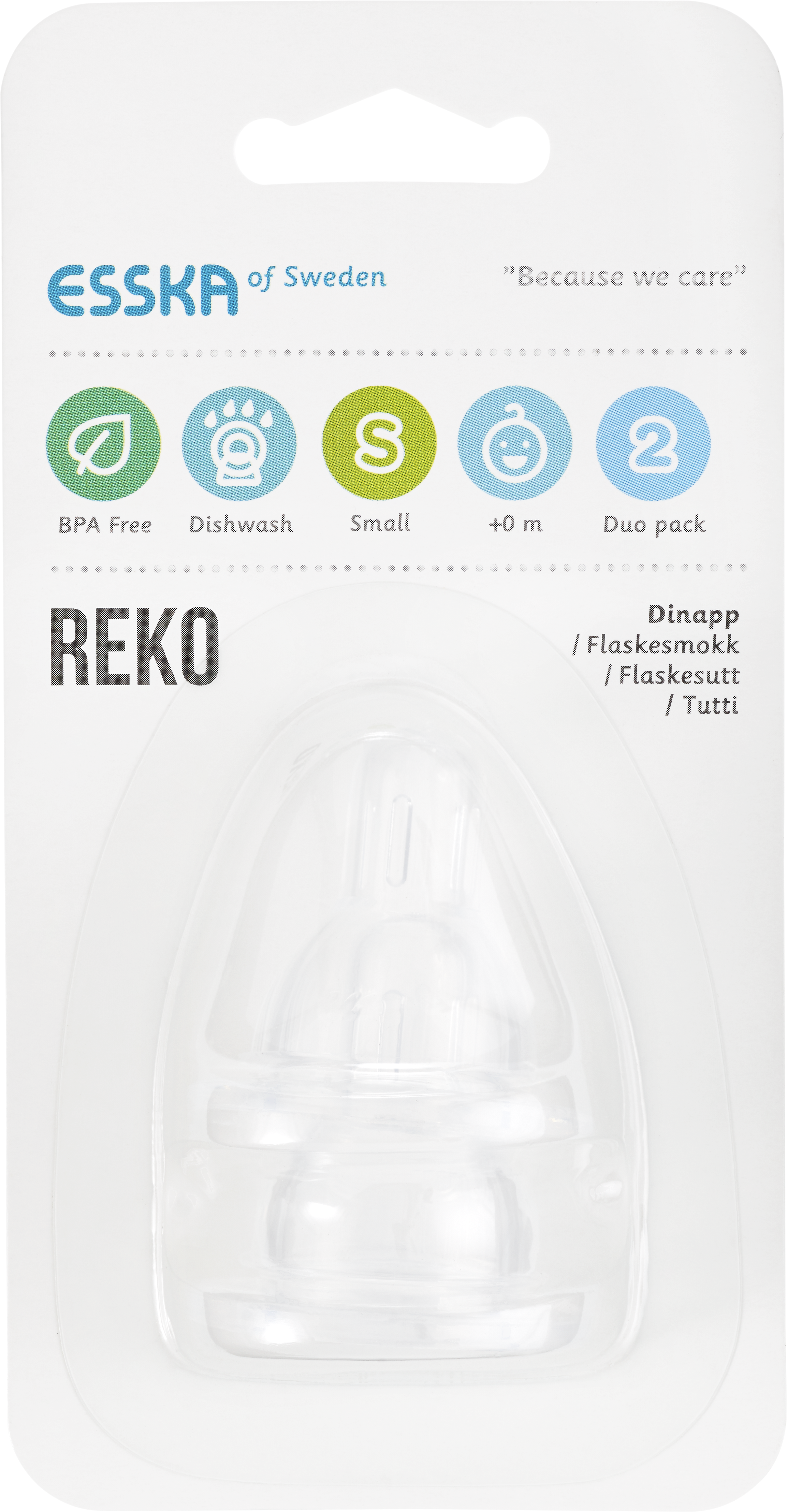 Esska of Sweden AB Esska Dinapp Reko Small 2 st