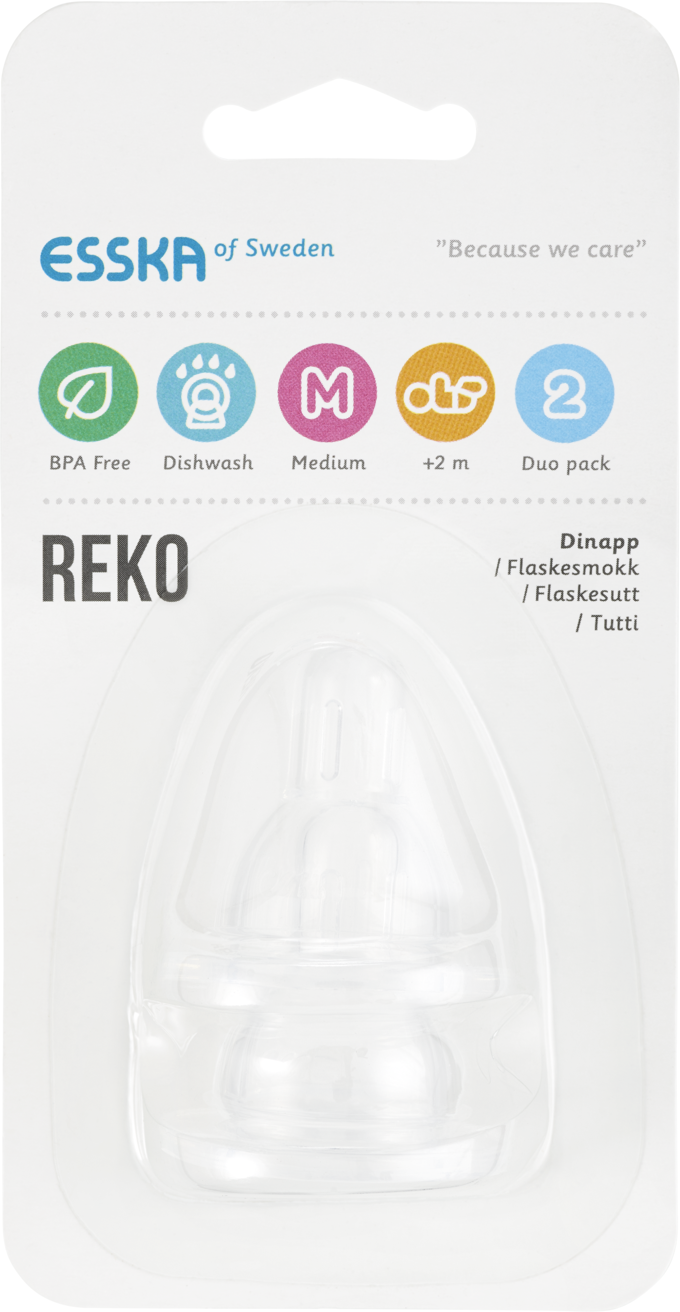 Esska of Sweden AB Esska Dinapp Reko Medium 2 st