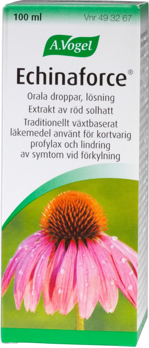 Echinaforce, Orala droppar, lösning
