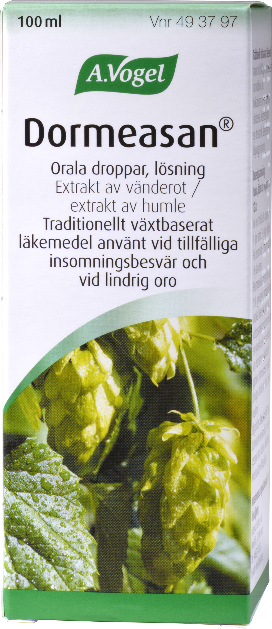 Dormeasan, orala droppar, lösning