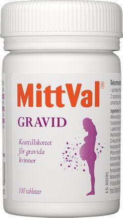 Mylan AB MittVal Gravid 100 st