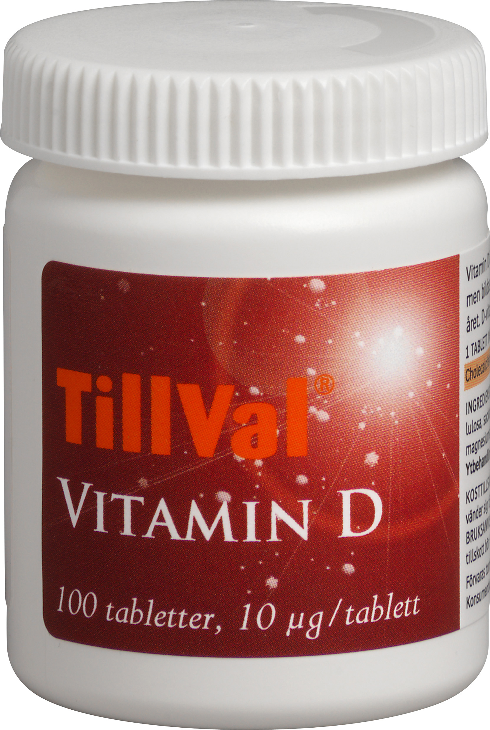 Mylan AB Tillval D Vitamin Tablett 100 st