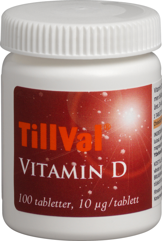 Tillval D Vitamin Tablett 100 st
