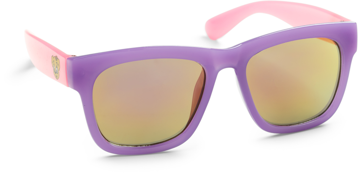 Haga Solglasögon Bamse-Nallemaja Purple pink mirror lens
