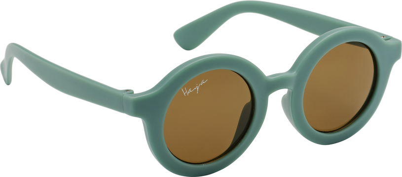 Haga Eyewear Dots Petrol Green - Brown lens