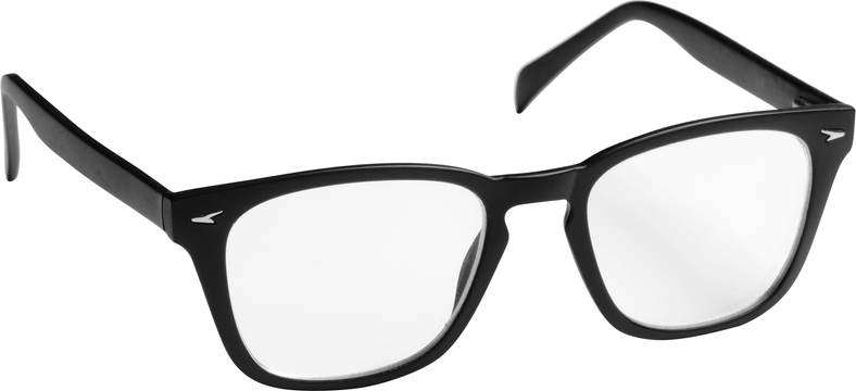 Haga Glasögon Duvnäs matt svart -1,0 + filtetui