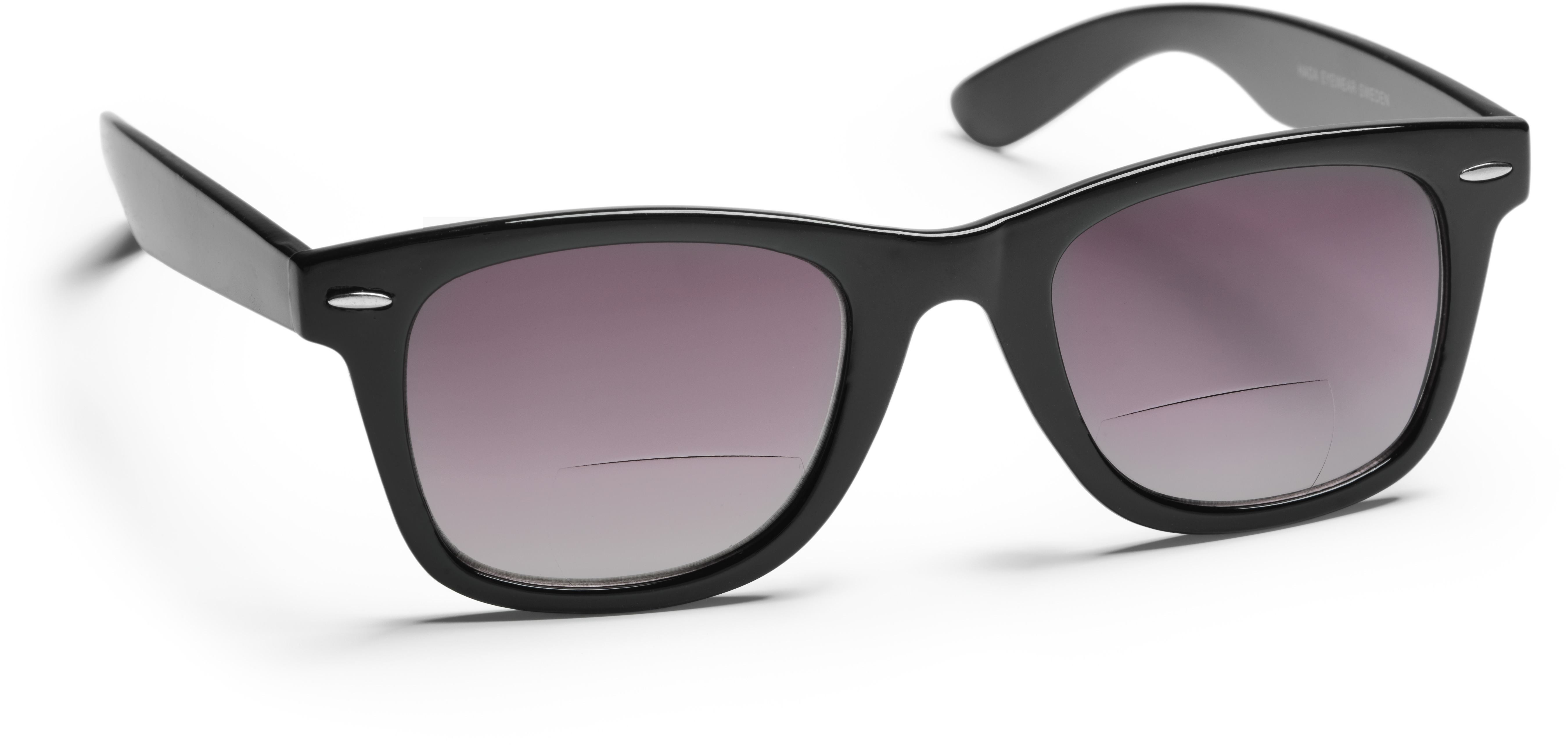 Haga Läsglasögon Lix Svart - Grå tonad Bifocal lins +3.0 1 st