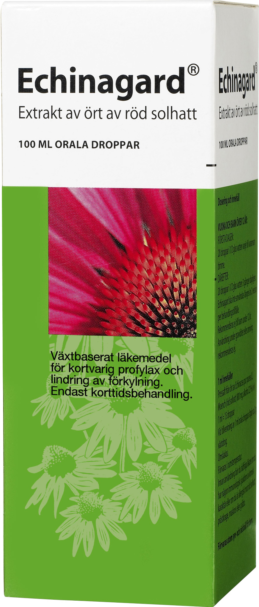 Echinagard, Orala droppar, lösning