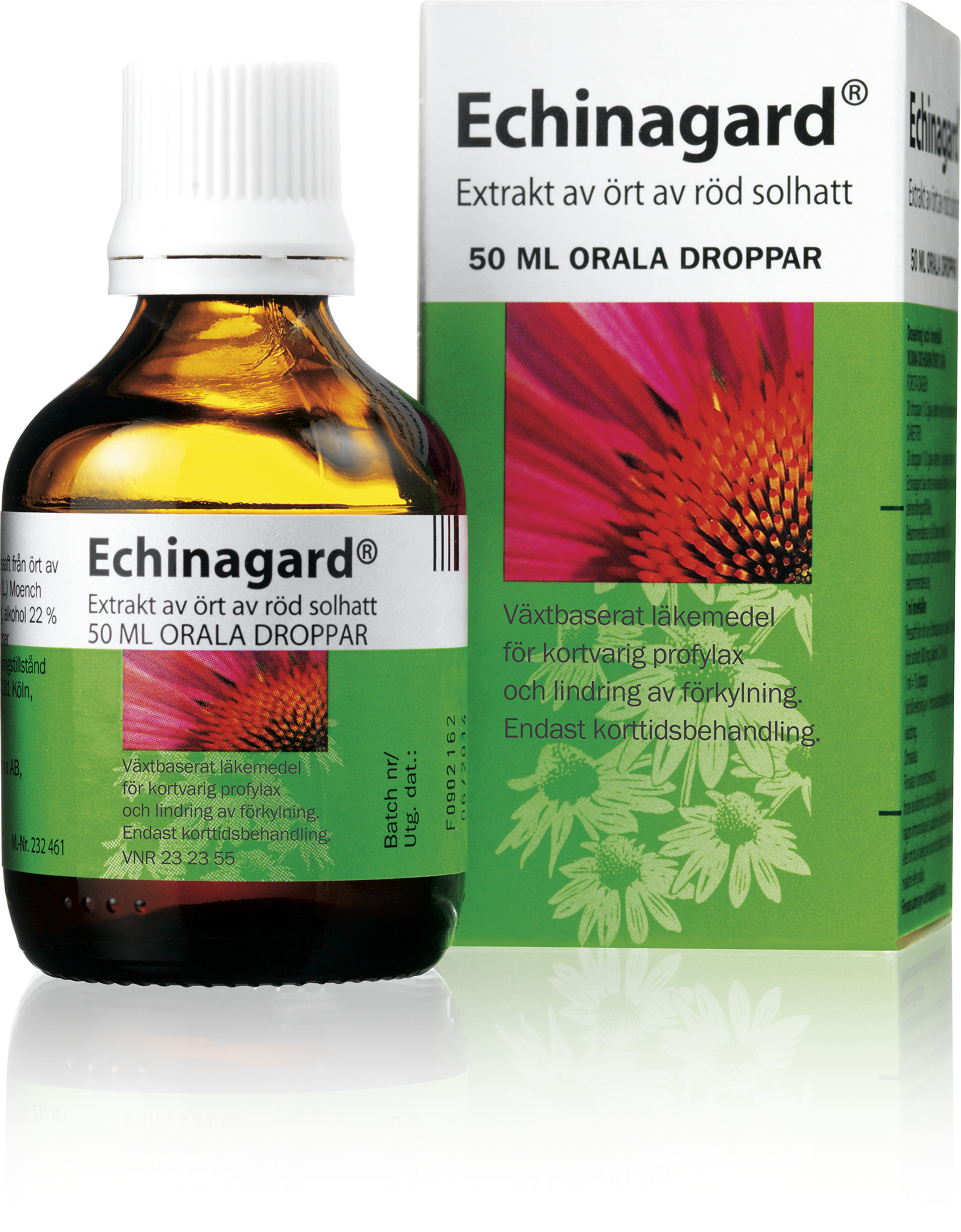 Echinagard, Orala droppar, lösning