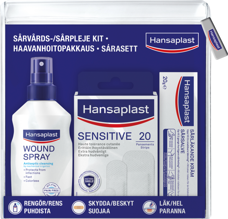 Hansaplast Sårvårdskit 3 st