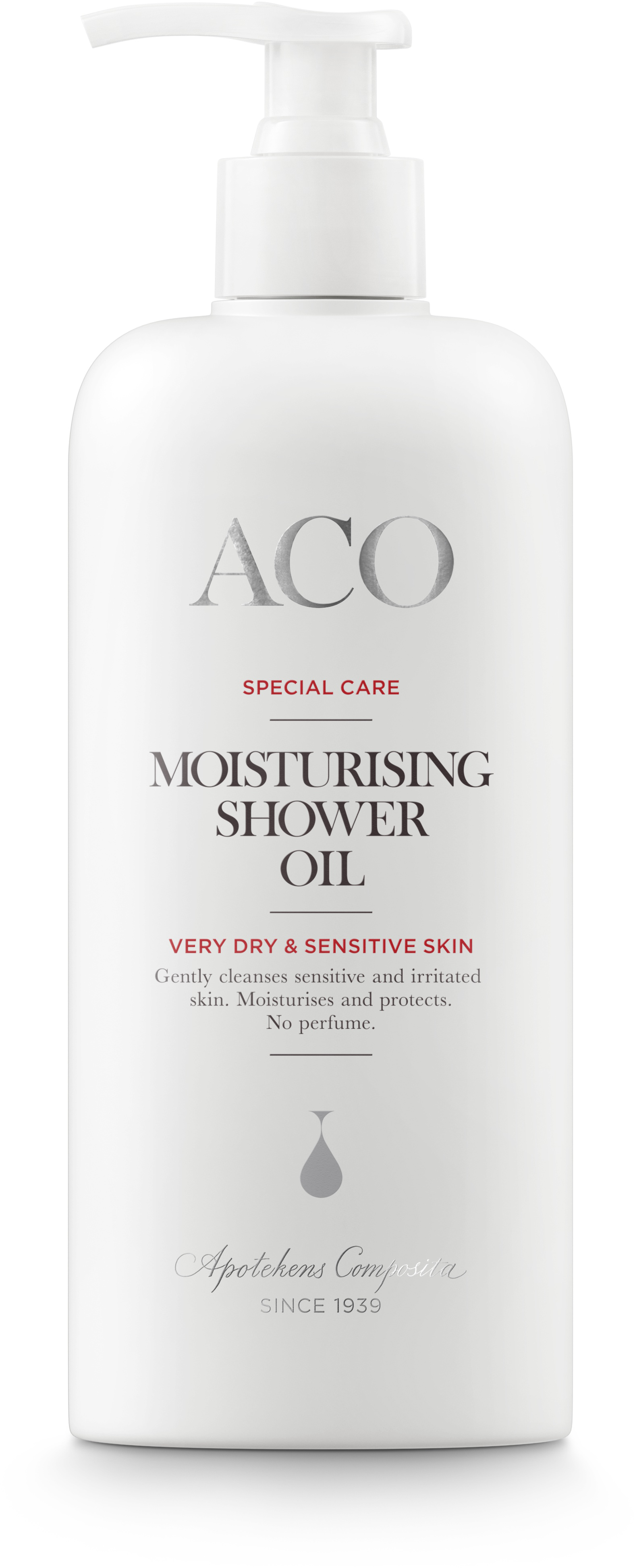 ACO Special Care moisturising shower oil oparfymerad 300 ml