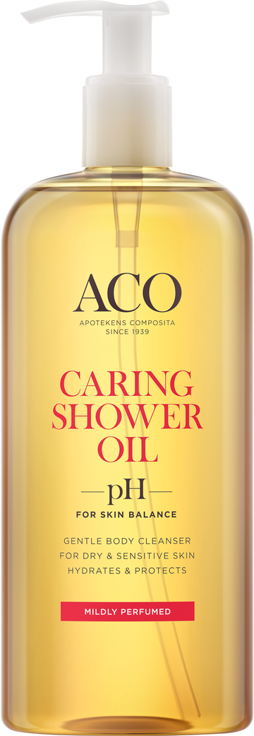 ACO Caring Shower Oil parfymerad