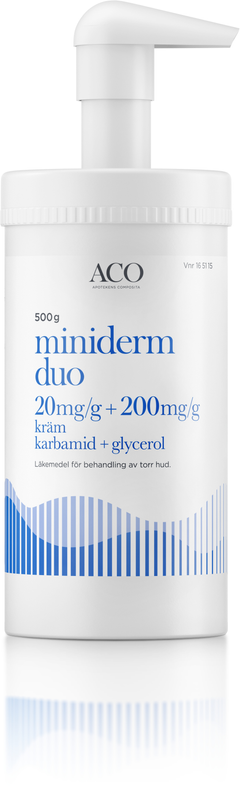 Miniderm Duo, kräm 20 mg/g + 200 mg/g