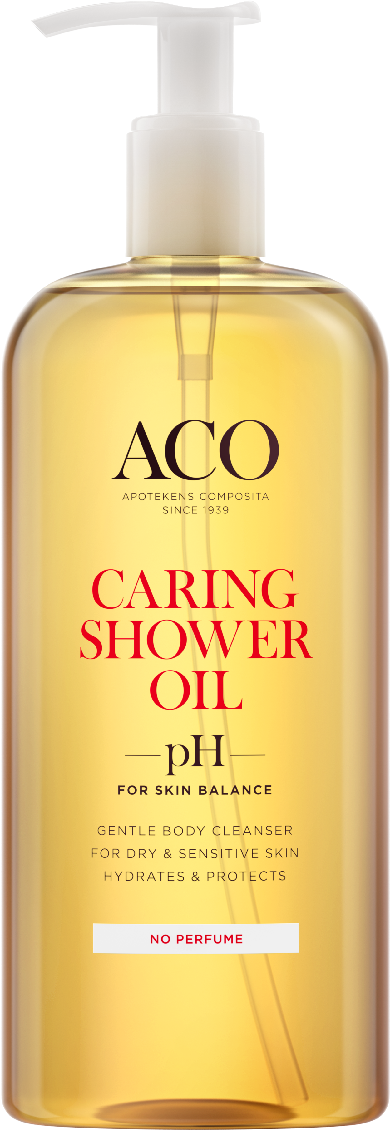 ACO Caring Shower Oil oparfymerad 400 ml