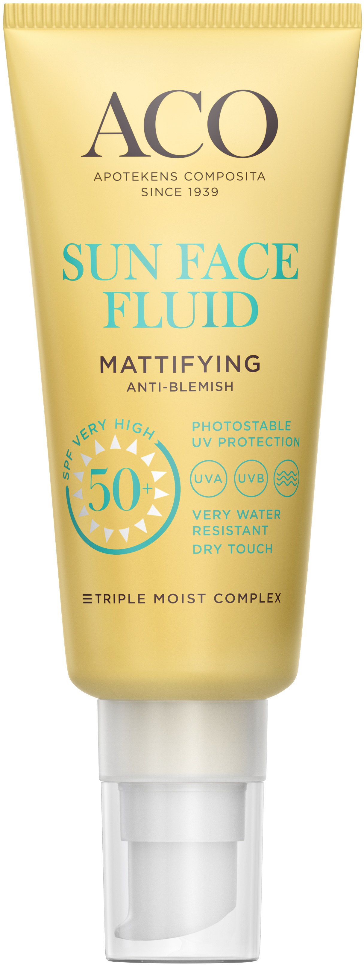 ACO Sun Face Mattifying fluid SPF 50+ 40 ml