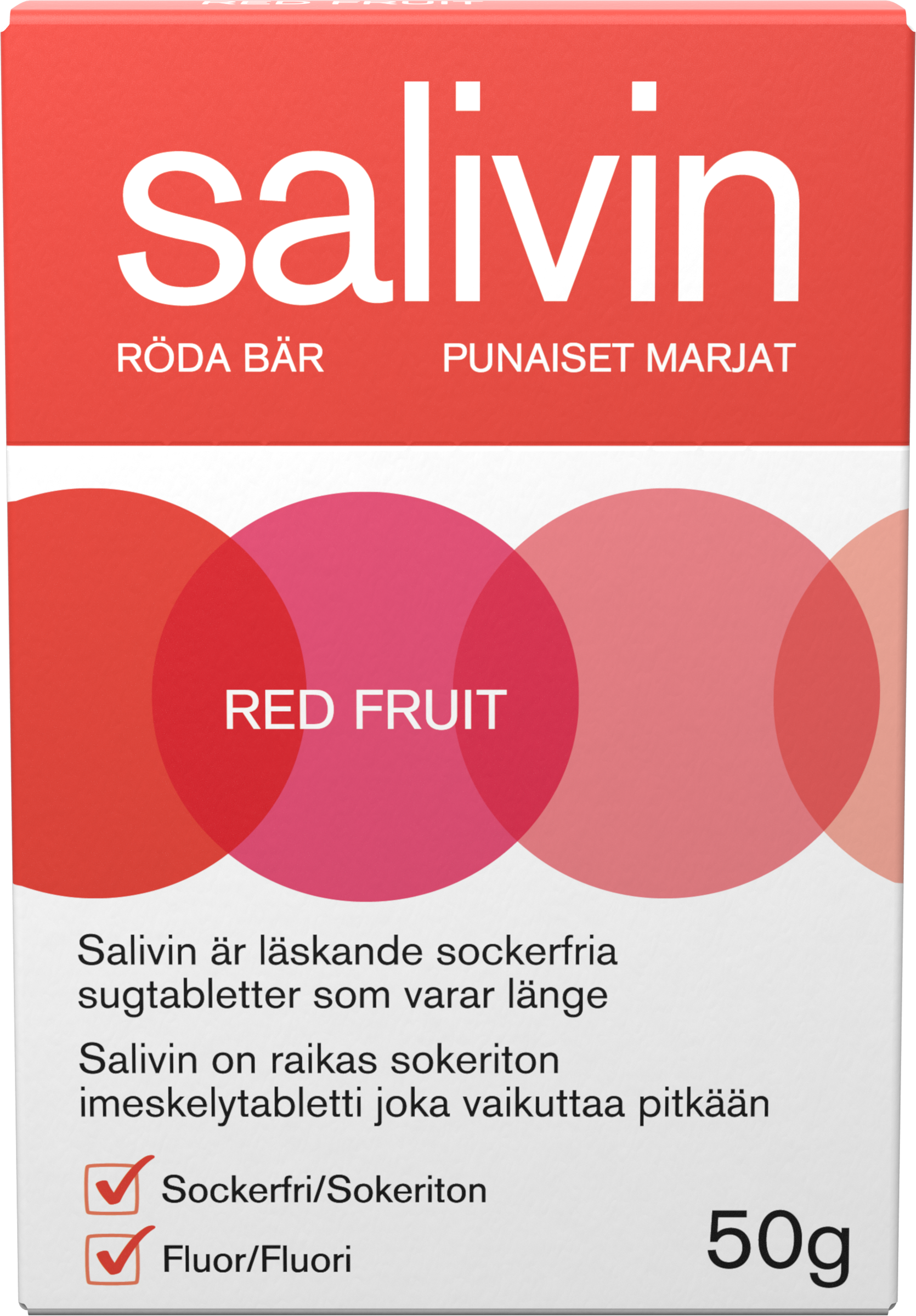 Perrigo Sverige AB Salivin Red Fruit 50 g