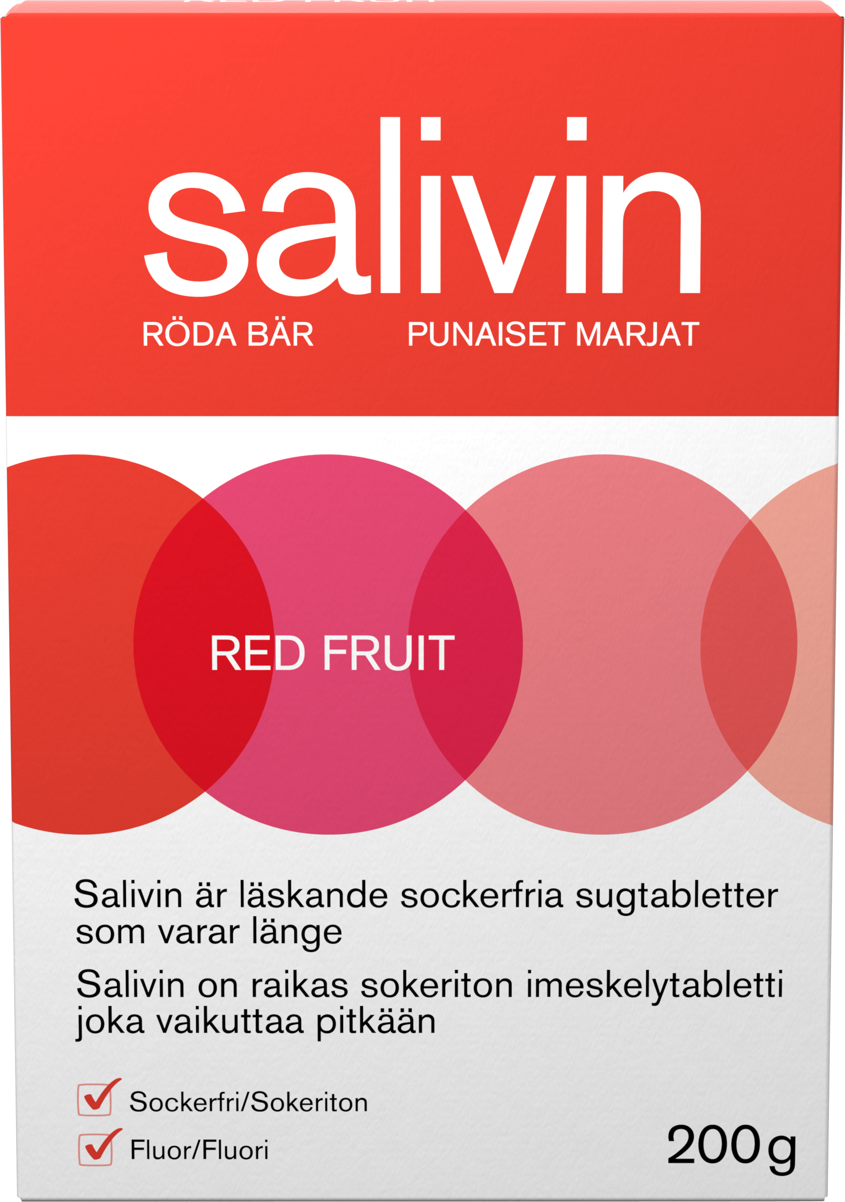 Perrigo Sverige AB Salivin Red Fruit 200 g