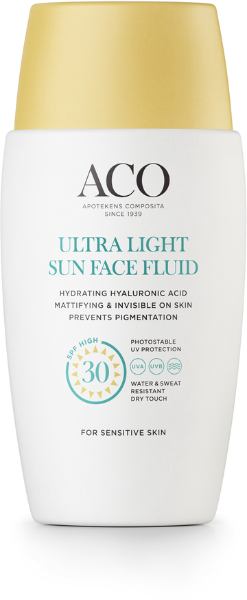ACO Ultra Light Sun Face Fluid SPF 30