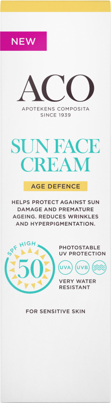 ACO Sun Face Cream Age Defense SPF50 NP