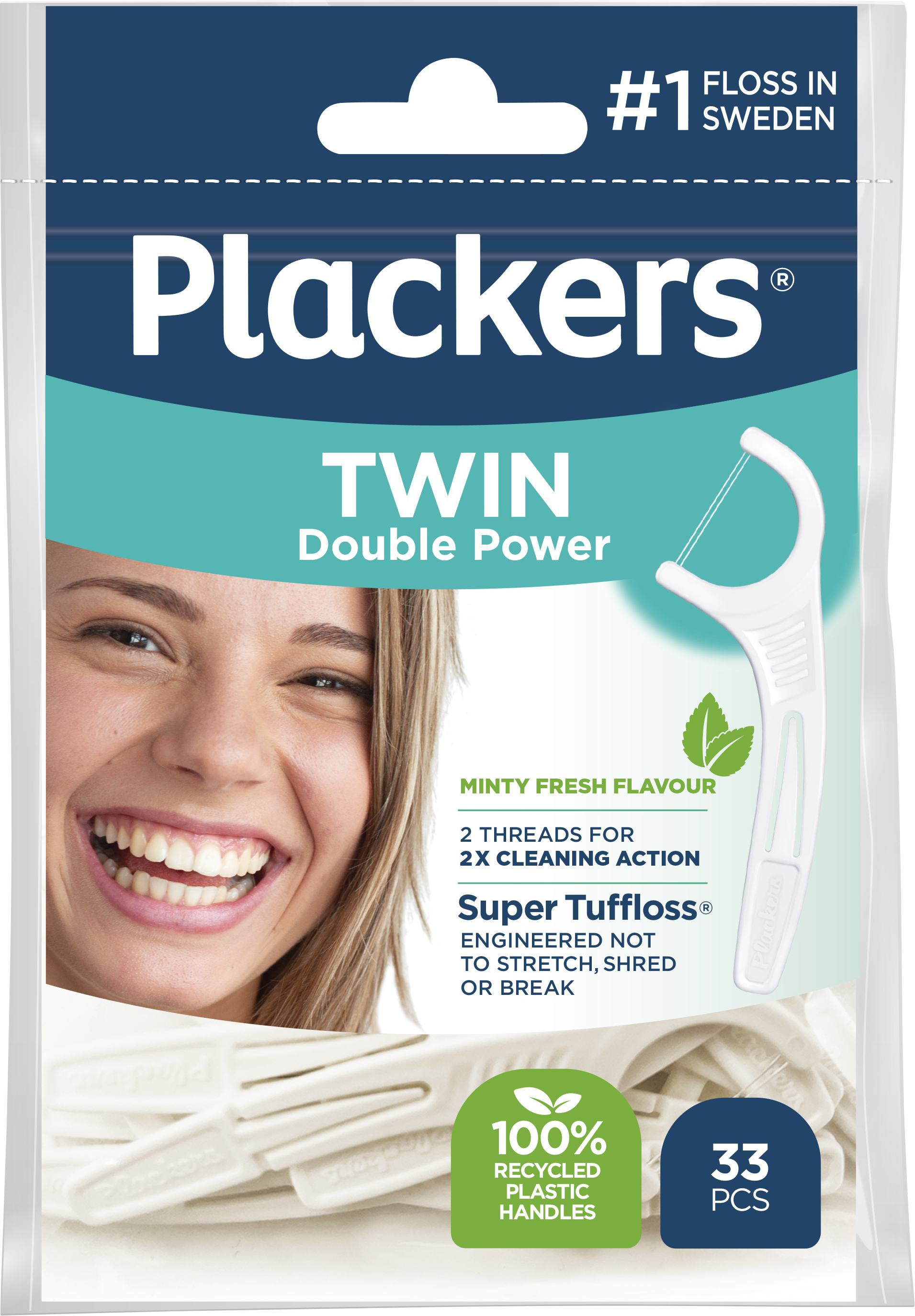 Plackers Twin 33 st