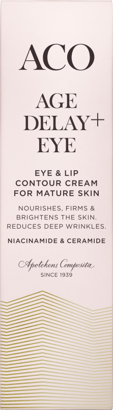ACO Face Age Delay+ Eye & Lip Contour Cream Oparfymerad 15 ml
