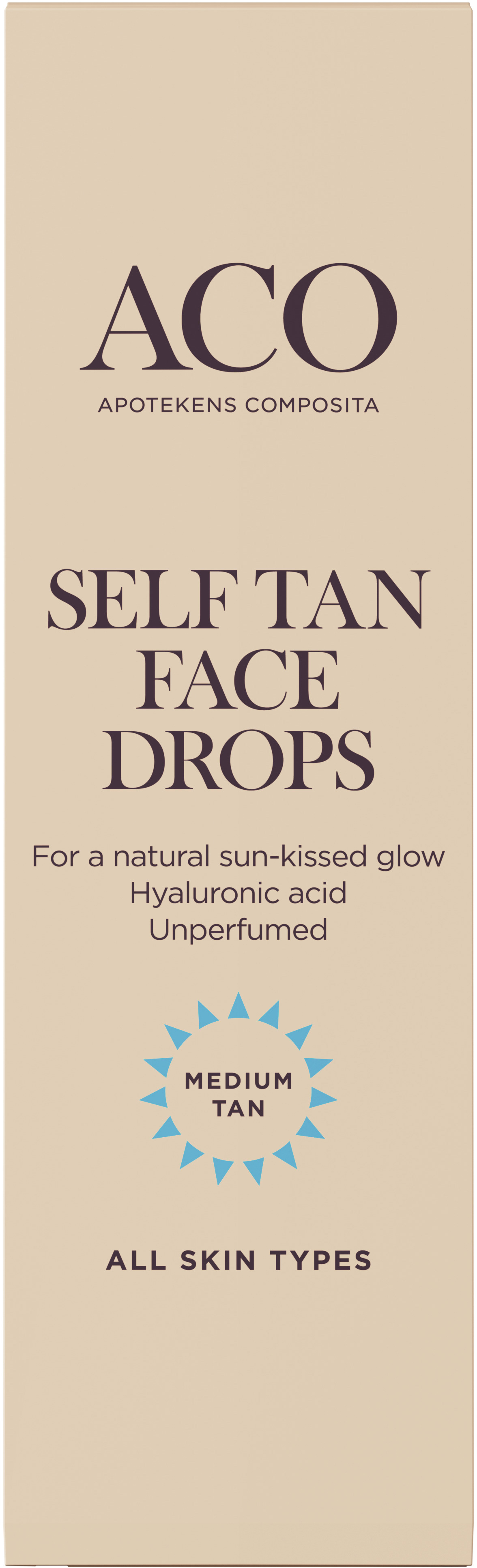 ACO Self Tan Face Drops 30 ml