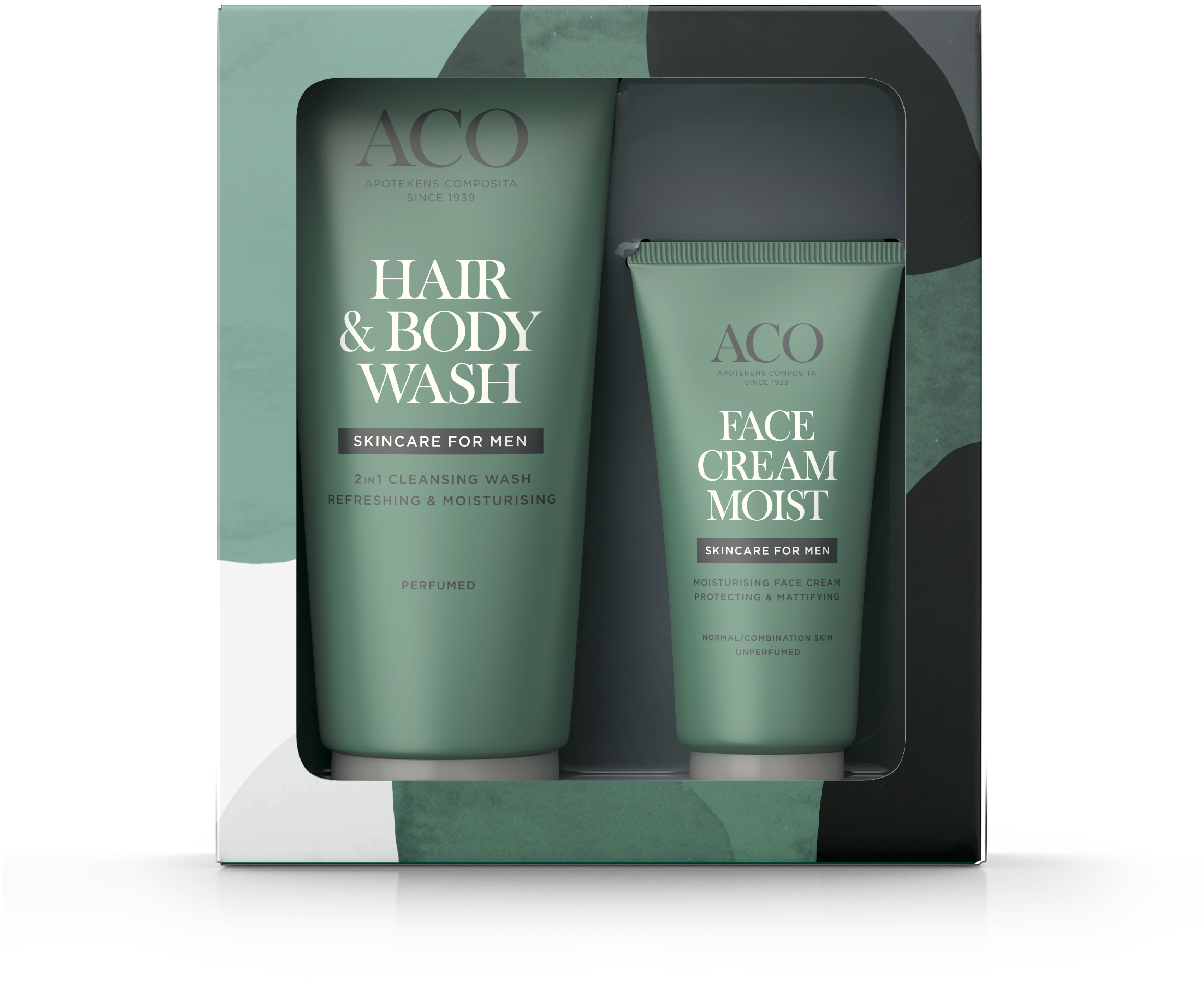 ACO for Men body wash and face cream kit 200 ml + 60 ml