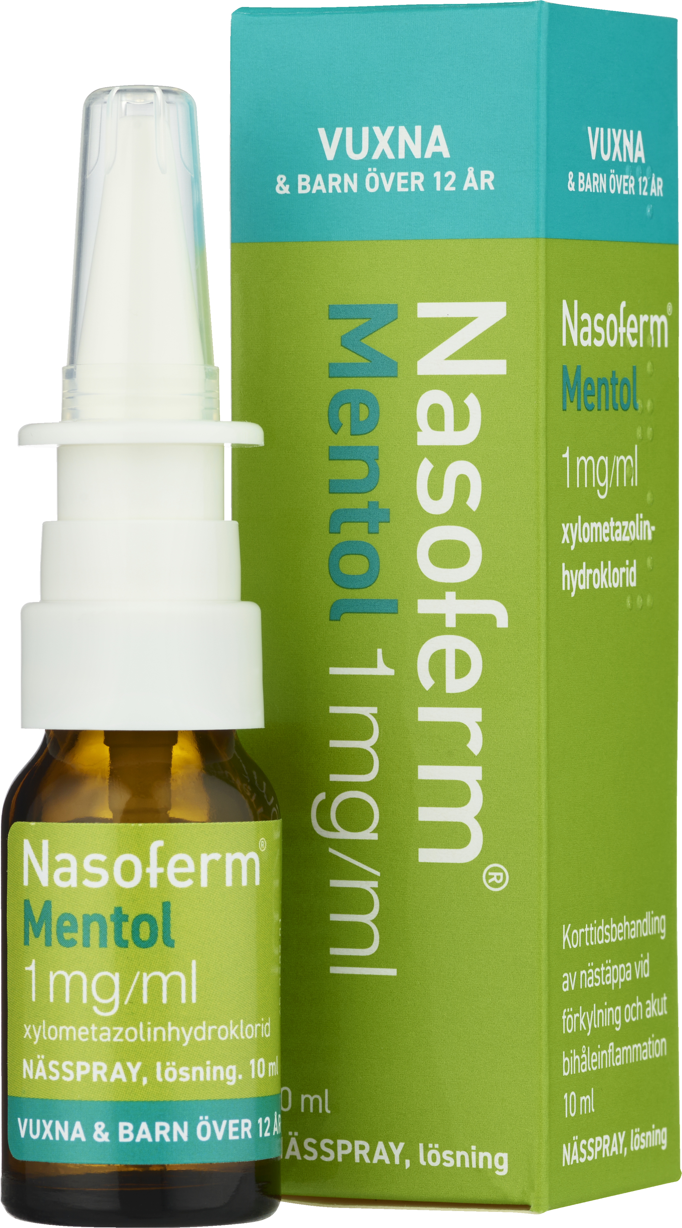 Nasoferm Mentol, nässpray, lösning 1 mg/ml