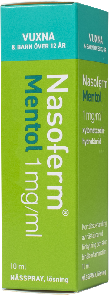 Nasoferm Mentol, nässpray, lösning 1 mg/ml