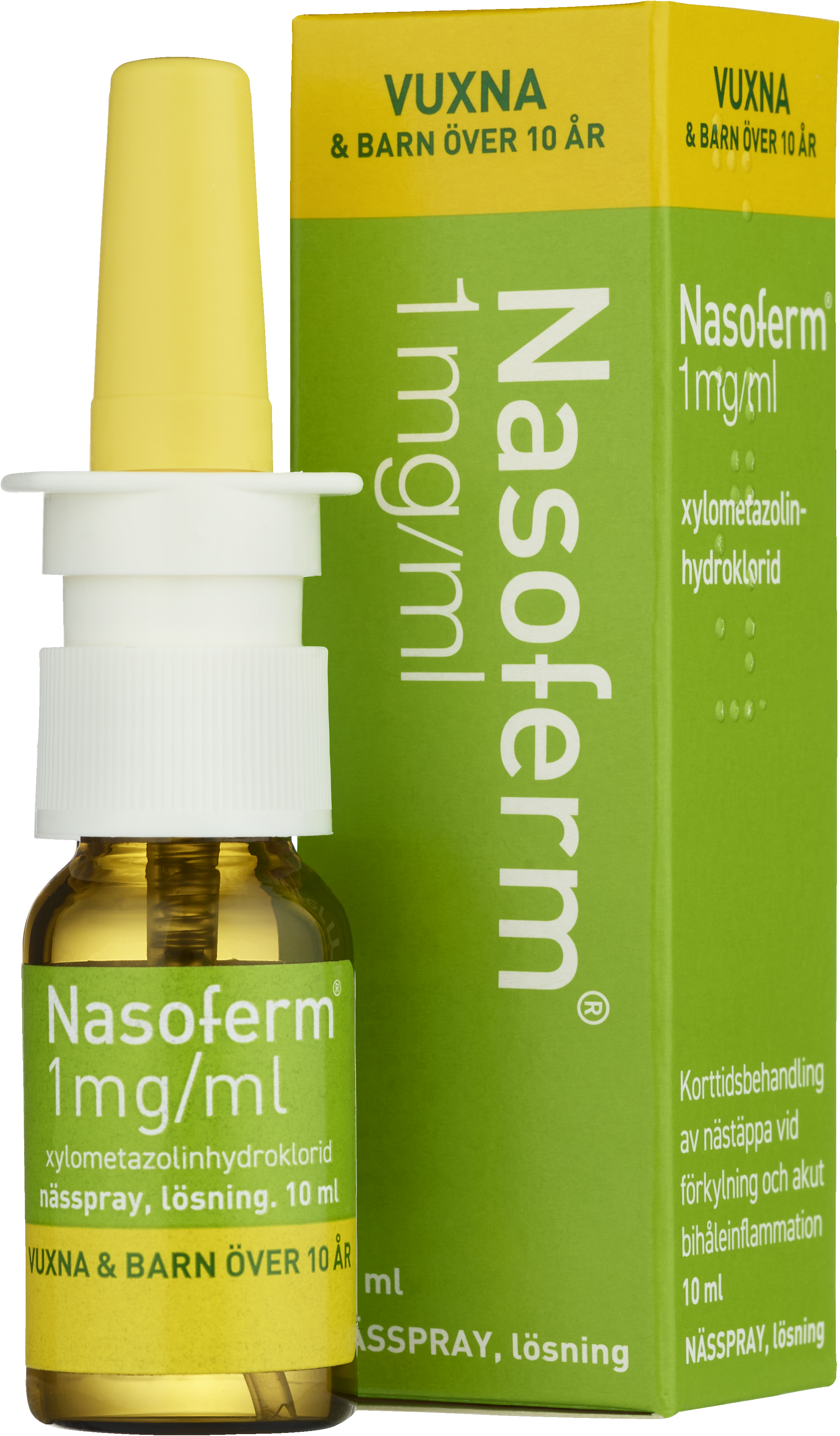 Nasoferm, nässpray, lösning 1 mg/ml