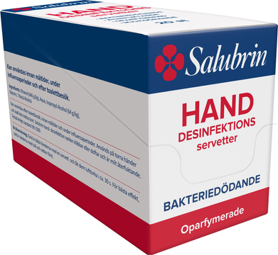 Salubrin handdesinfektionsservetter
