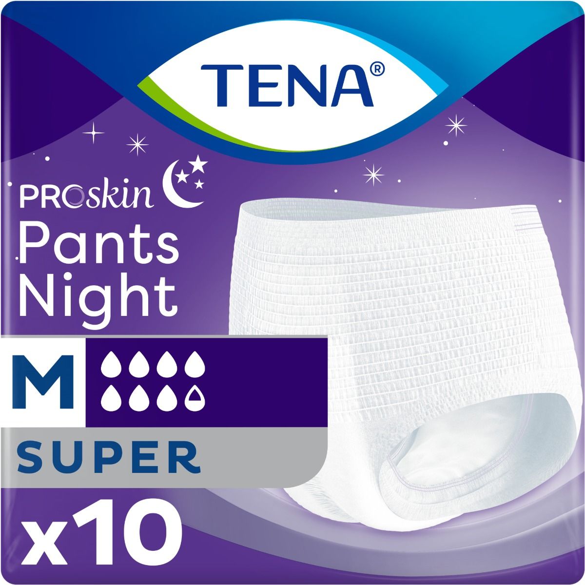 Essity Hygiene and Health AB TENA ProSkin Pants Night Super M 10 st