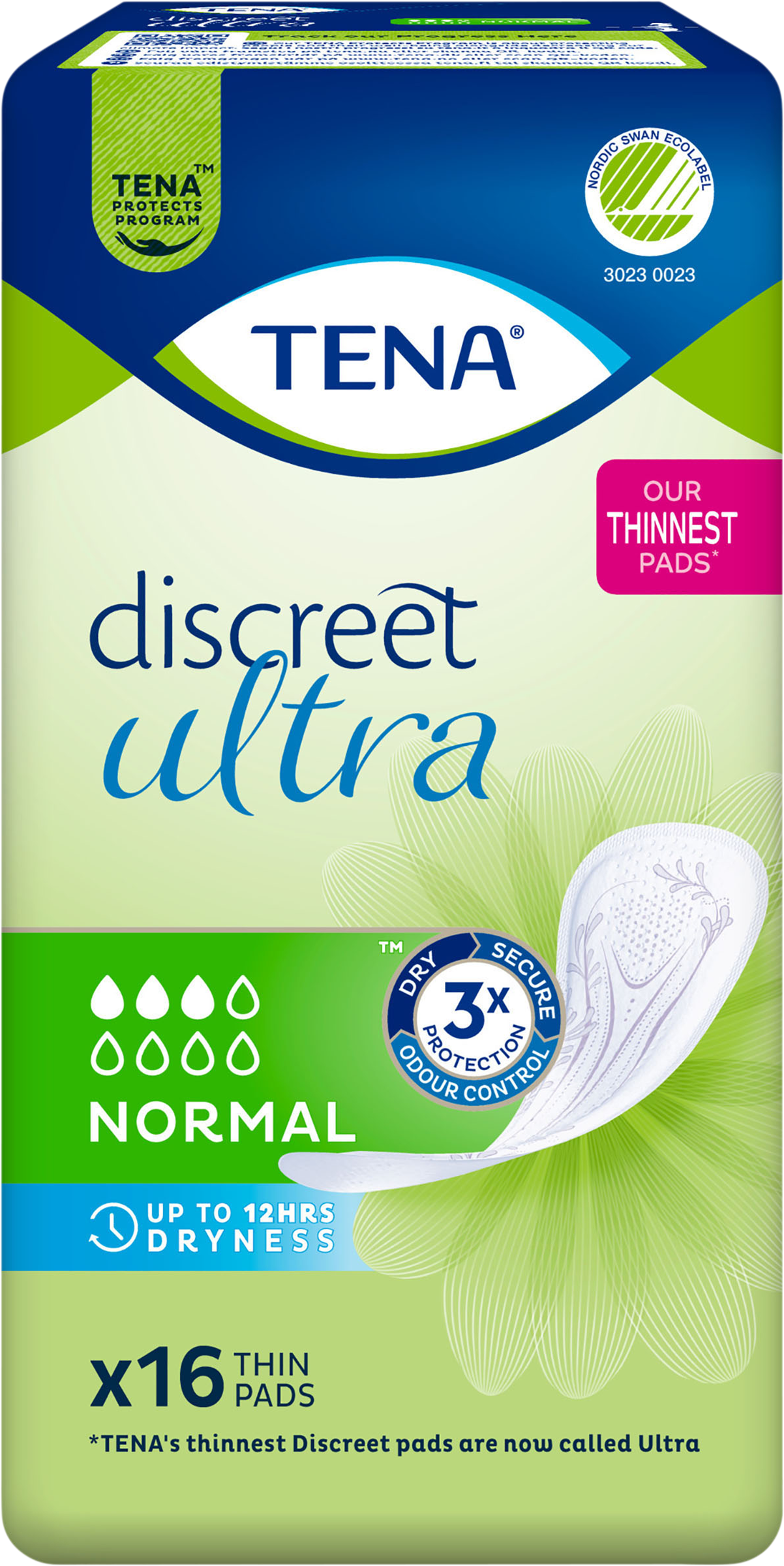 TENA Discreet Ultra Binda Normal 16 st