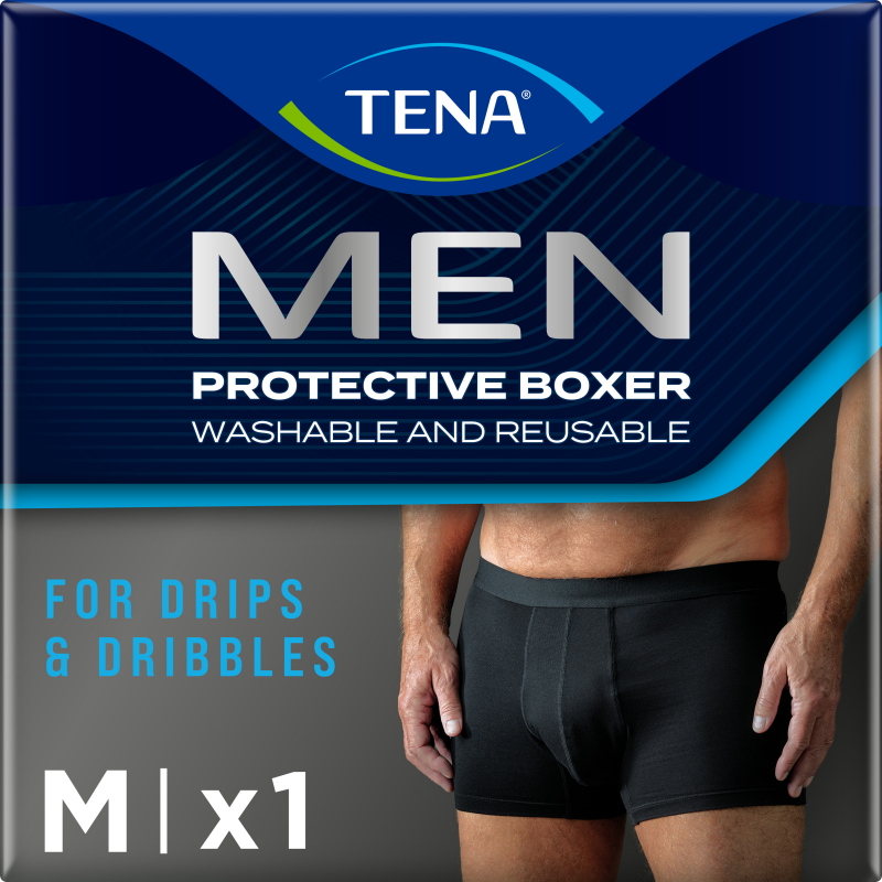 TENA Men Washable Protective Boxer svart M 1 st