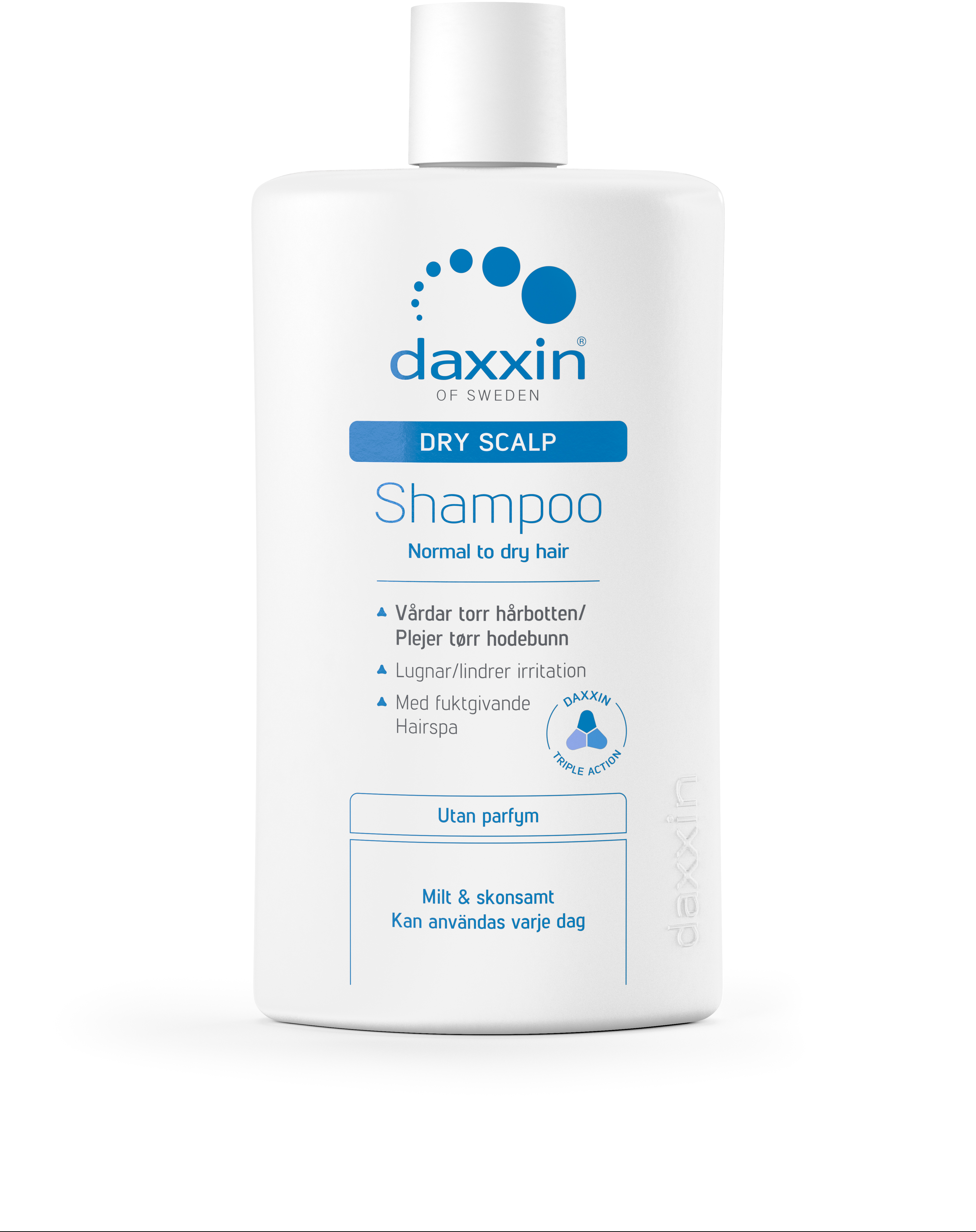 Daxxin Shampoo normal-dry hair utan parfym 250 ml