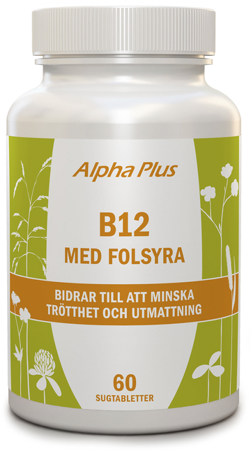 Alpha Plus B12 med Folsyra